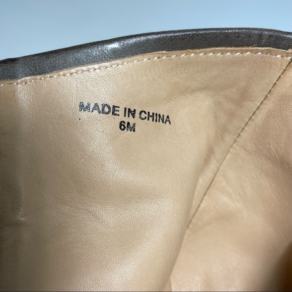 Modern Vice genuine leather long boot in light mocha color size 6 - Picture 7 of 13